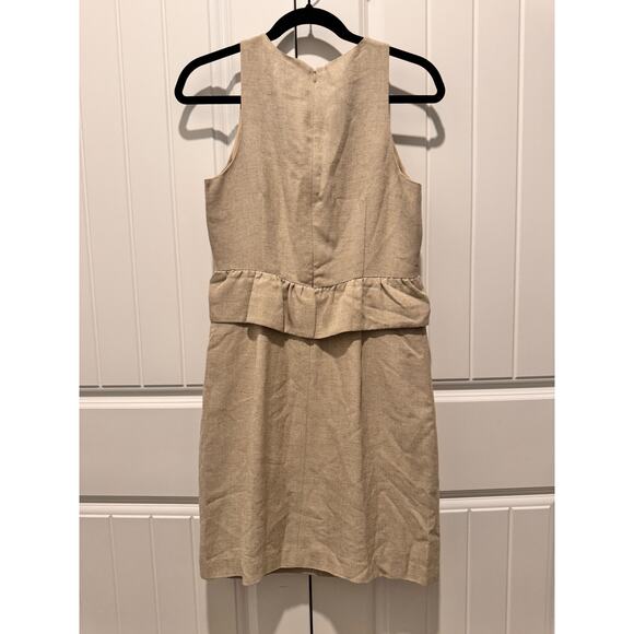 Club Monaco Linen Peplum Dress,‎ Size 4 - Picture 3 of 4